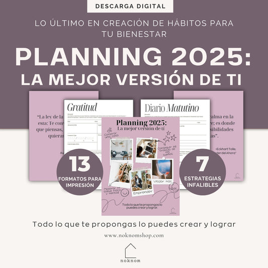 "Planning 2025: La Mejor Versión de Ti" ebook